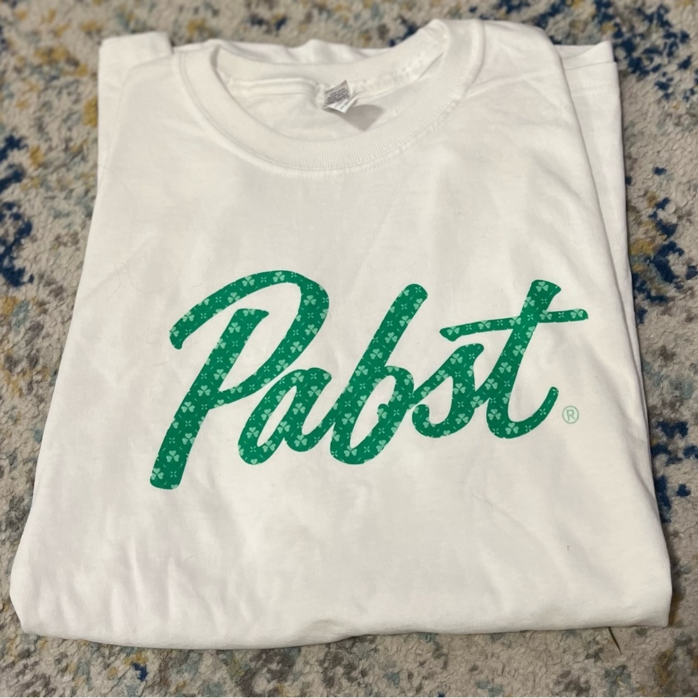 St Patrick’s Day Green Pabst t shirt
